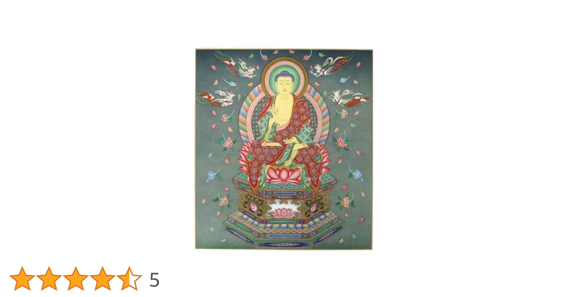 Amazon.co.jp: 画色紙 釈迦如来 法徳堂 縦27.2cm×横24.2cm K027